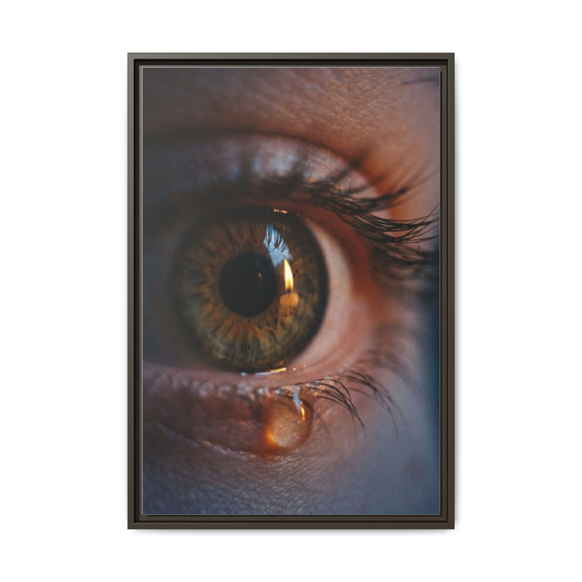 Matte Canvas, Framed - Luminous Tear