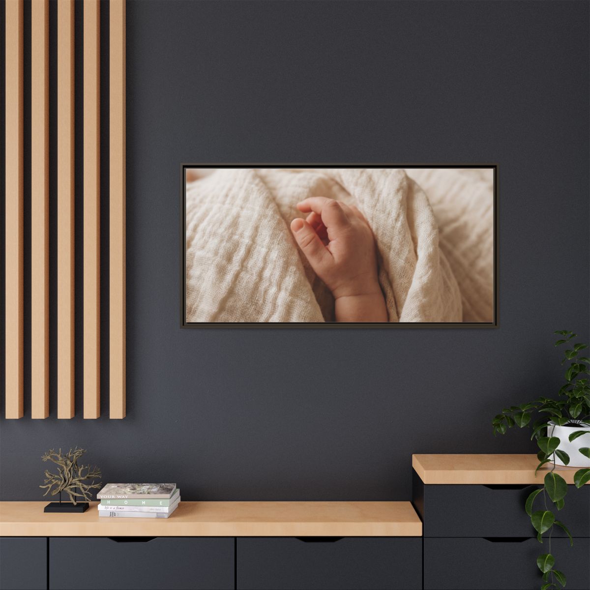Framed Matte Canvas - Neutral Nursery