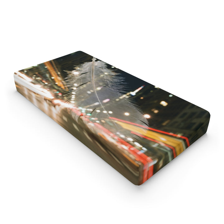 Baby Changing Pad Cover - Moody Urban Feather