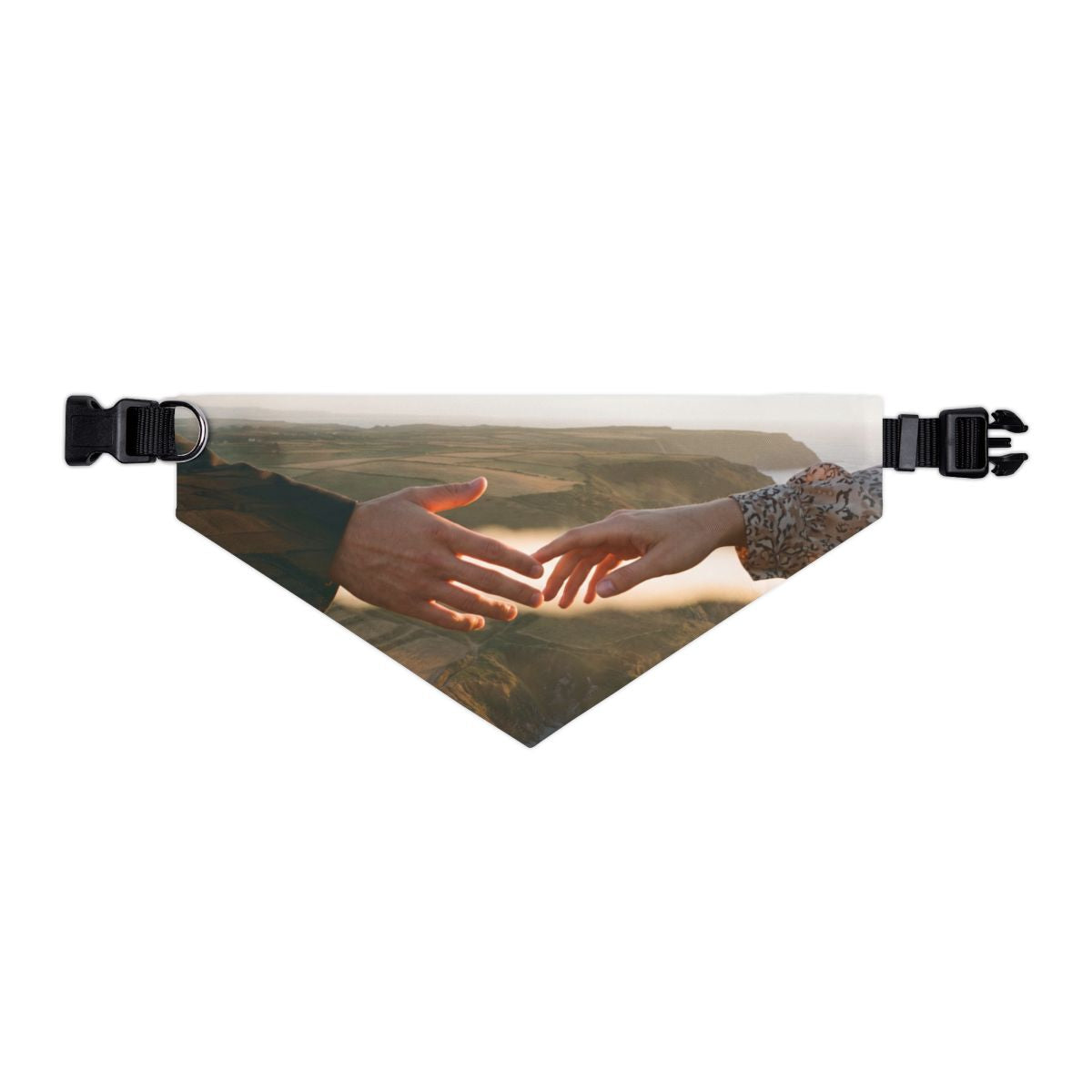 Pet Bandana Collar - The Infinite Touch | Ethereal Coastal...