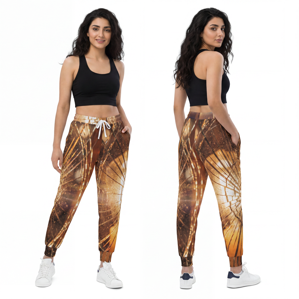 Athletic Joggers - Golden Fracture Streetwear | Echovira...