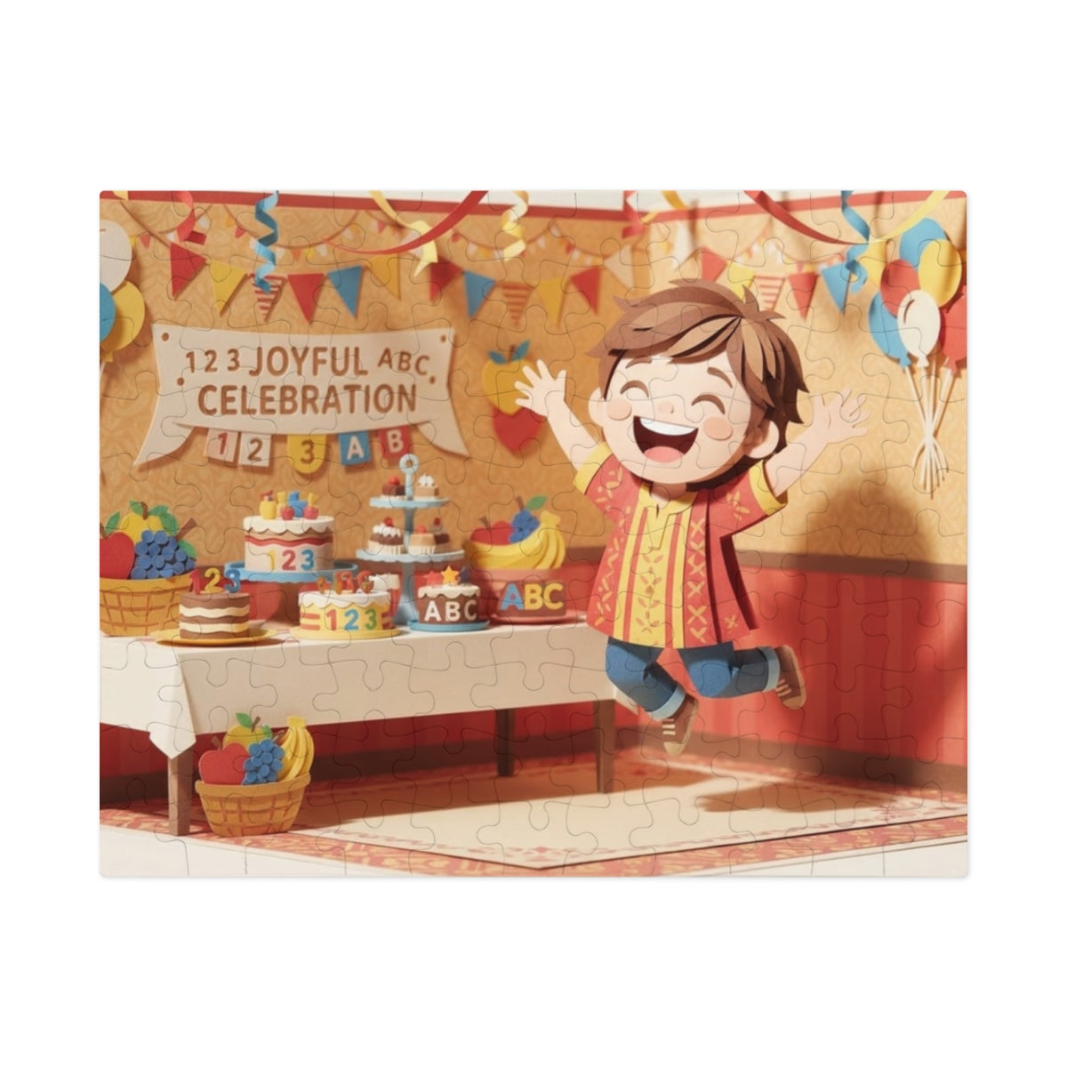Jigsaw Puzzle with Tin - Joyful ABC Party (30, 110, 252... |...