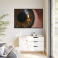 Matte Canvas, Framed - Amber Iris Reflection Fine Art Print...