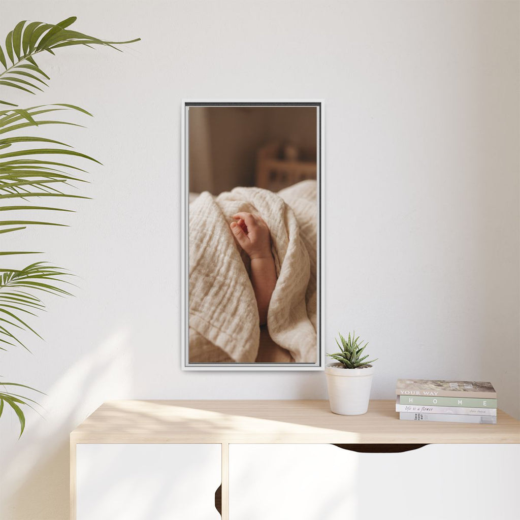 Matte Canvas, Framed - Neutral Nursery
