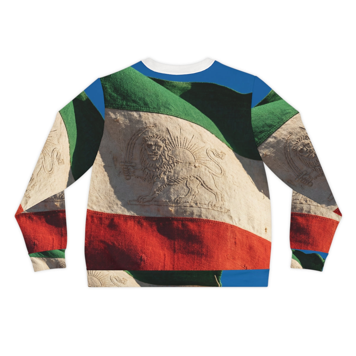 Men's Lightweight Sweatshirt - Vintage Persian Lion and Sun...