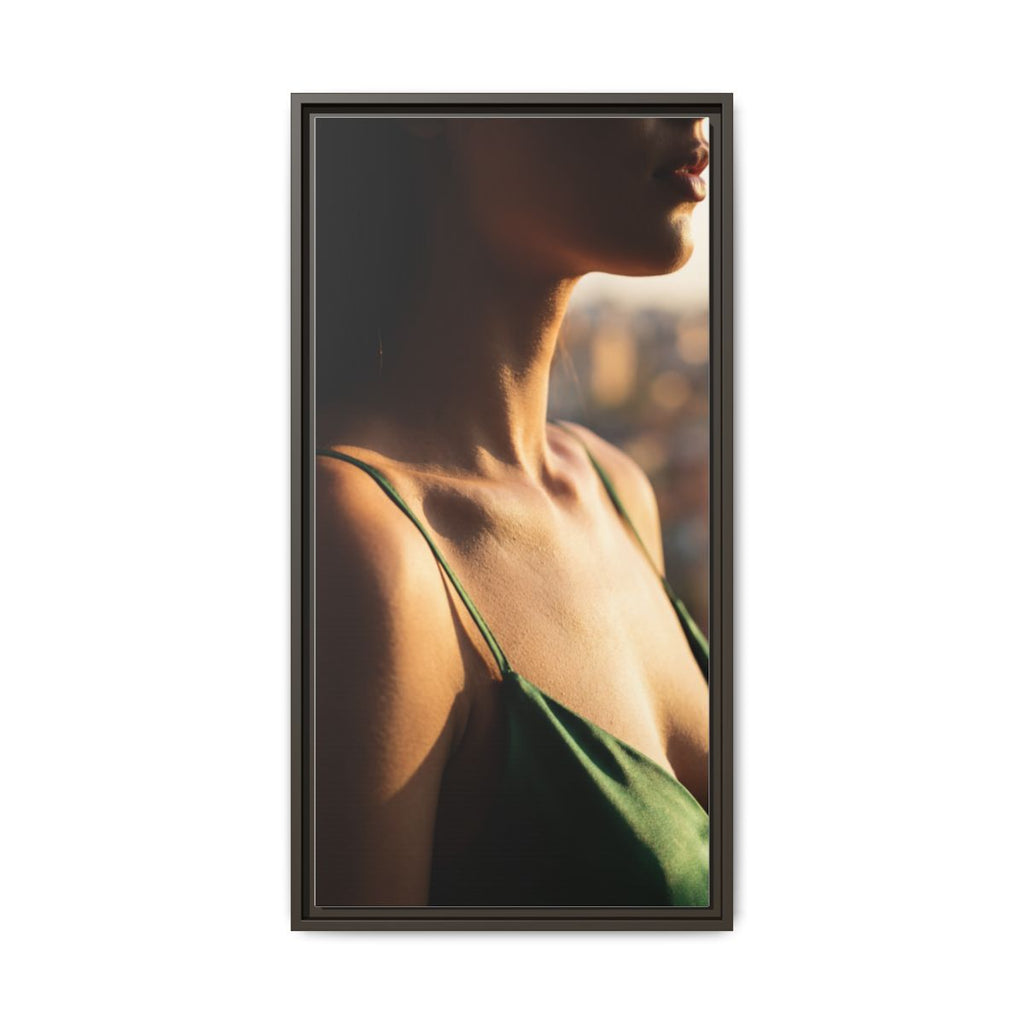 Framed Matte Canvas - Sunlit Muse