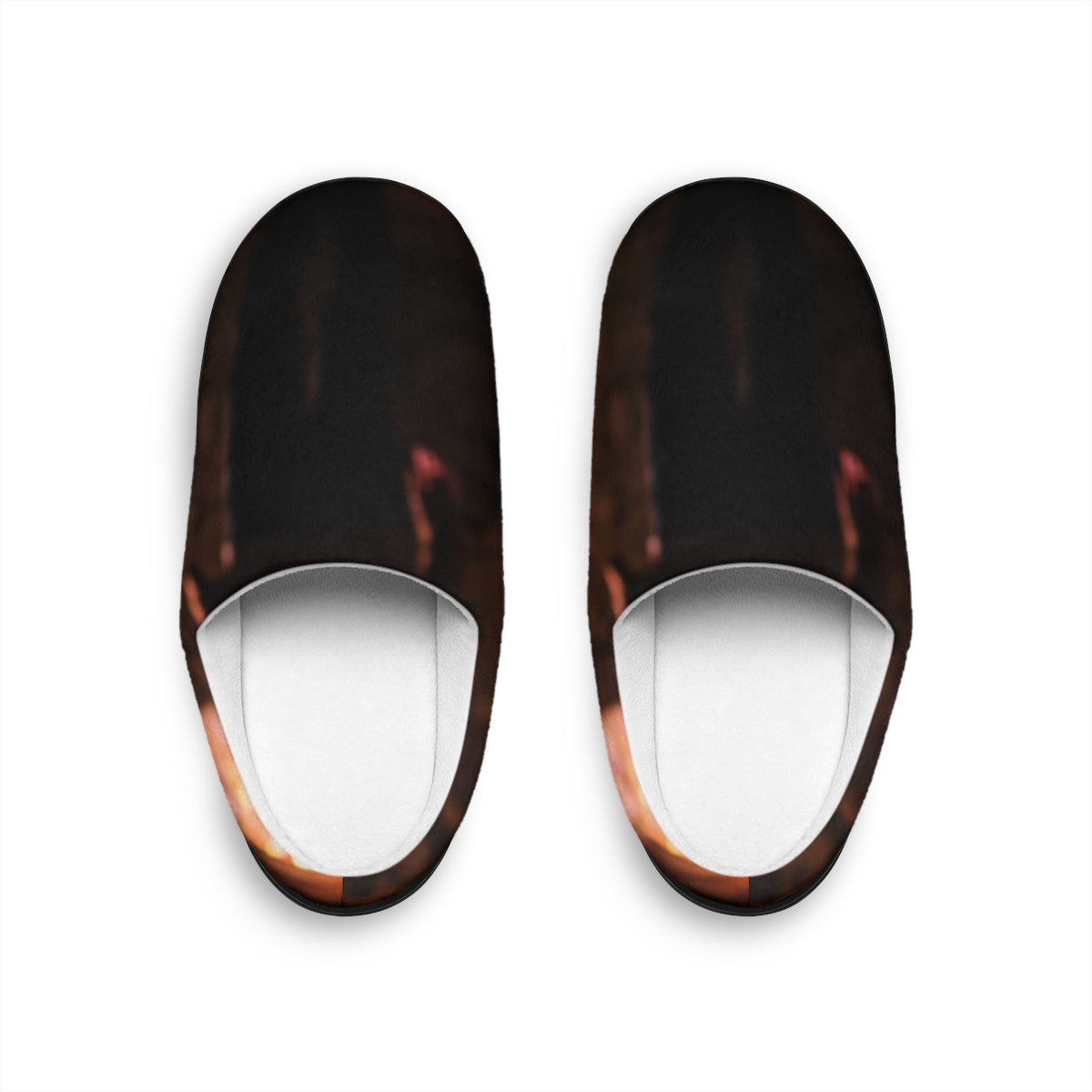 Gothic Abbey Stained Glass Women's Slippers