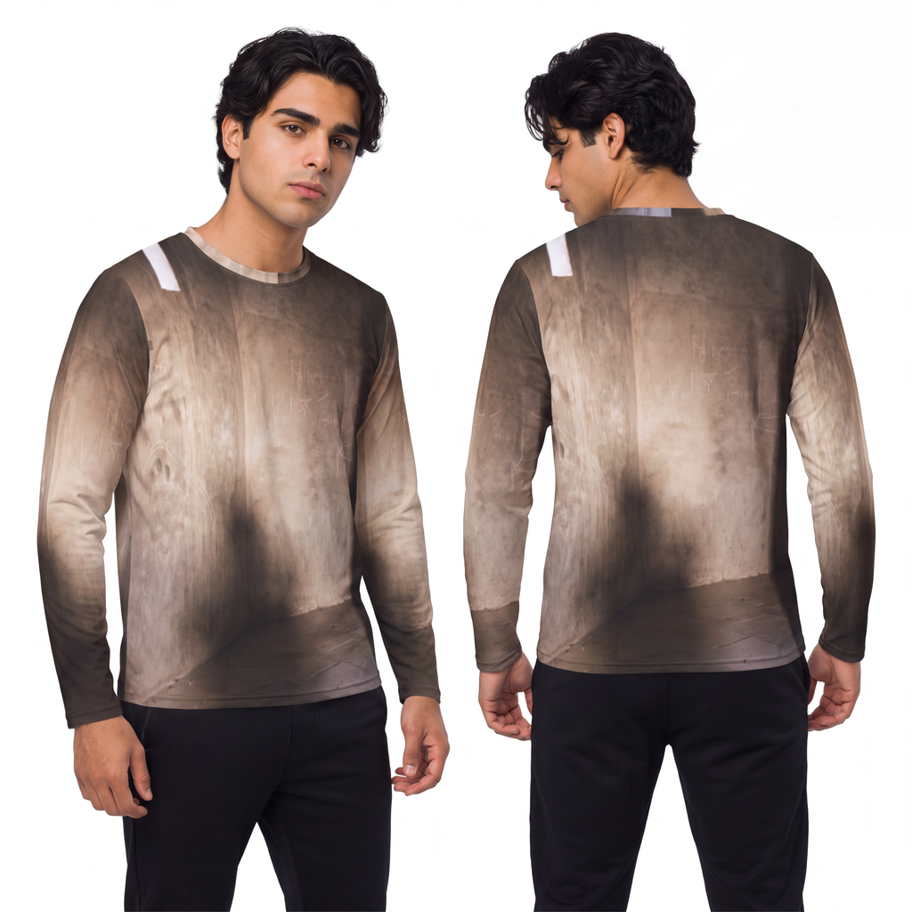 Men's Long Sleeve Shirt - Shadows of the Citadel moody... |...