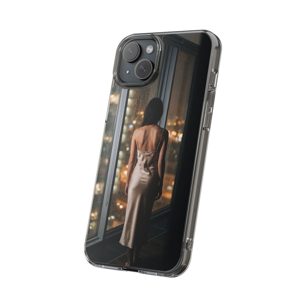 Clear Impact-Resistant Cases - Clear Phone Case - Rainy Mood...