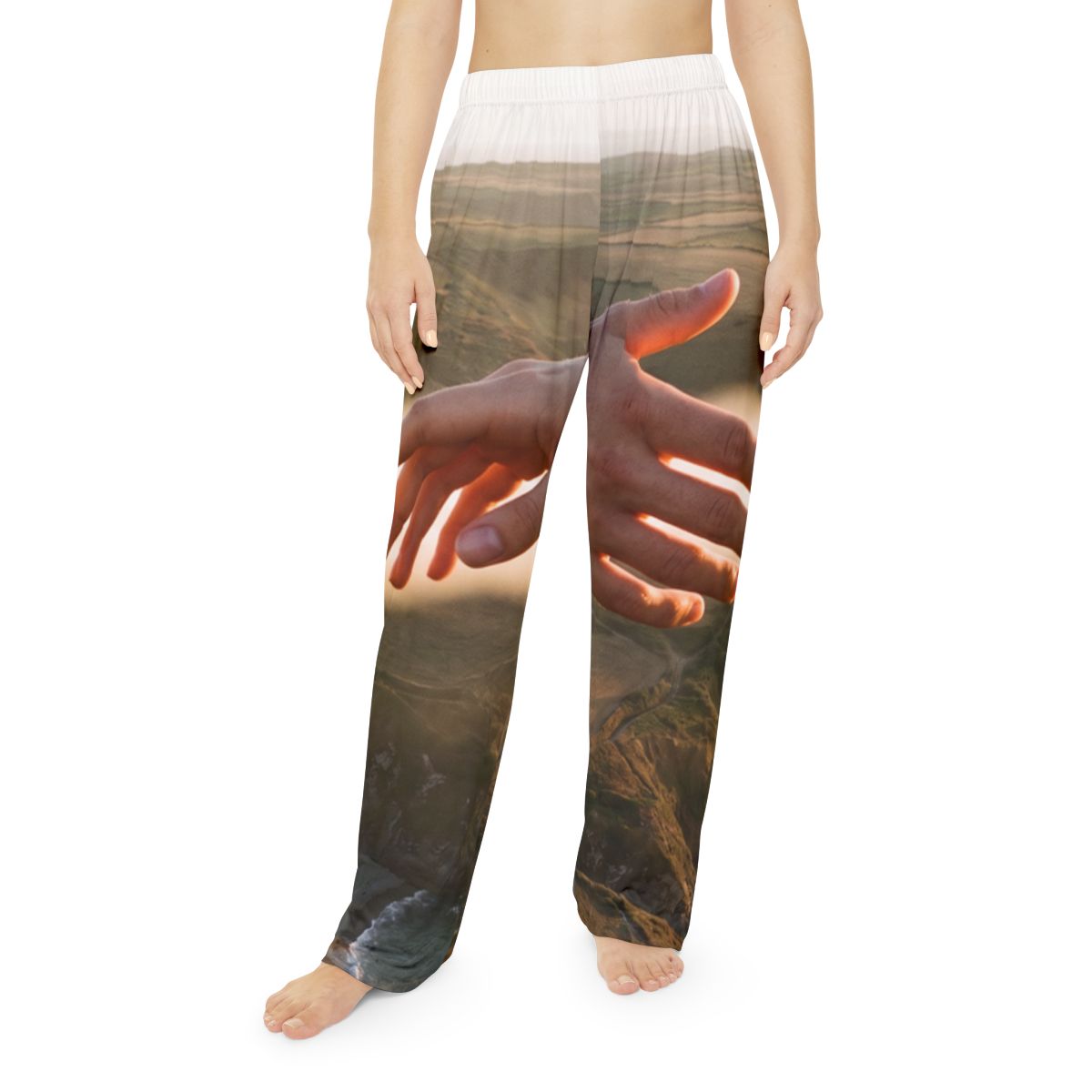 Women's Pajama Pants - The Infinite Touch | Ethereal Coastal...