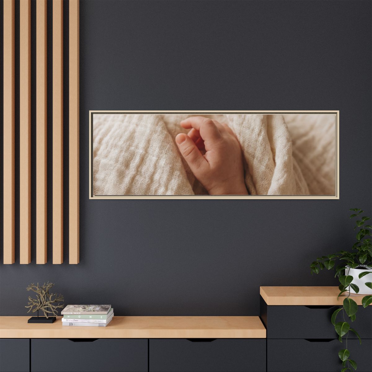 Framed Matte Canvas - Neutral Nursery