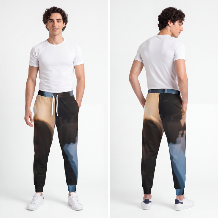 Men's Midnight Reflection Joggers - Moody Athletic Loungewear