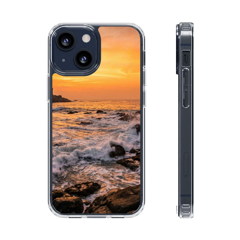 Clear Impact-Resistant Cases - Clear Phone Case - Golden...
