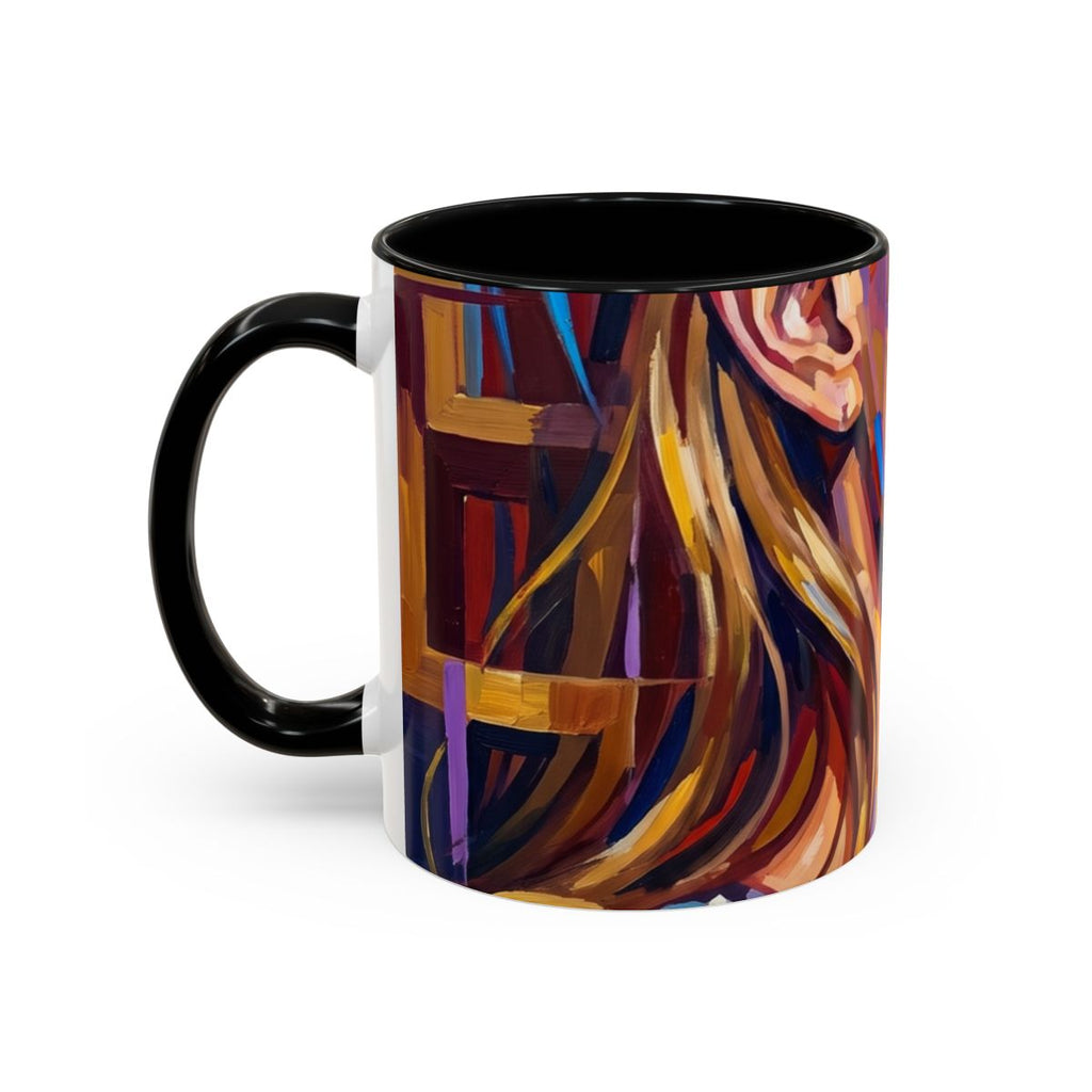 Accent Coffee Mug - Shattered Elegance | Echovira Gallery