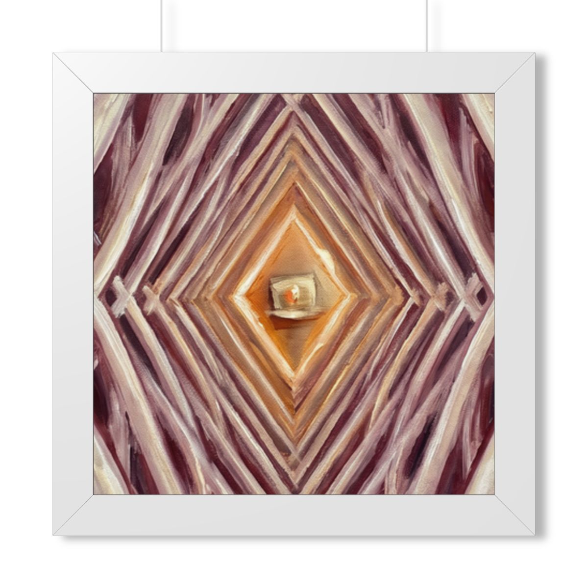 Framed Horizontal Poster - Infinite Arch — White (14×11... |...