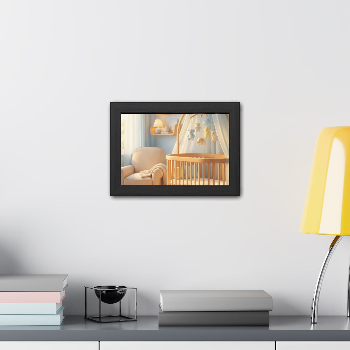 Framed Posters - Dreamy Serene Nursery Art — Landscape... |...
