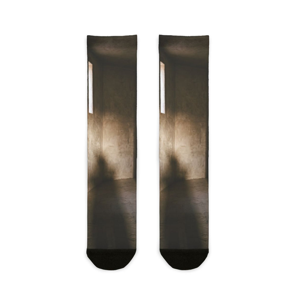 Sublimation Crew Socks - Shadows of the Citadel moody... |...