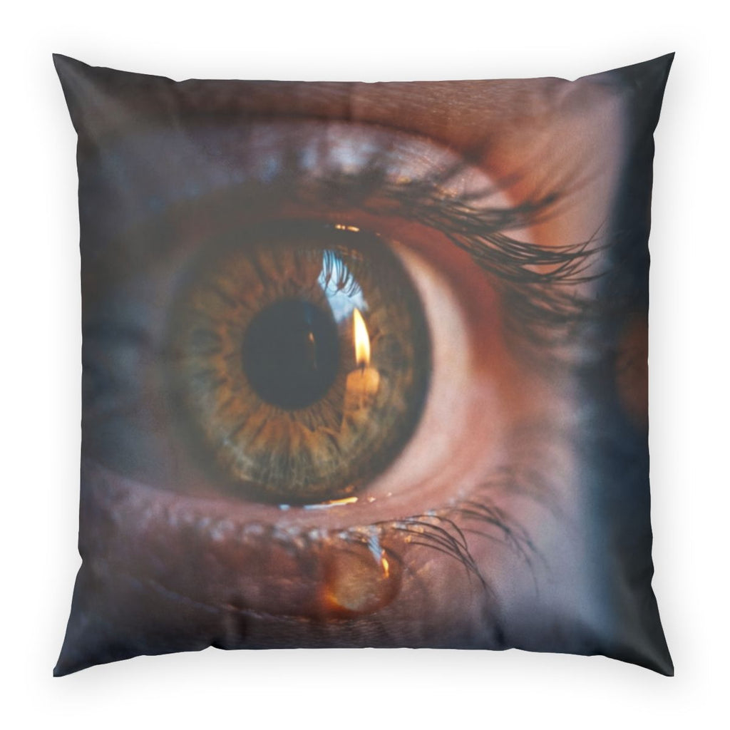 Poly Velvet Pillow - Cinematic Eye