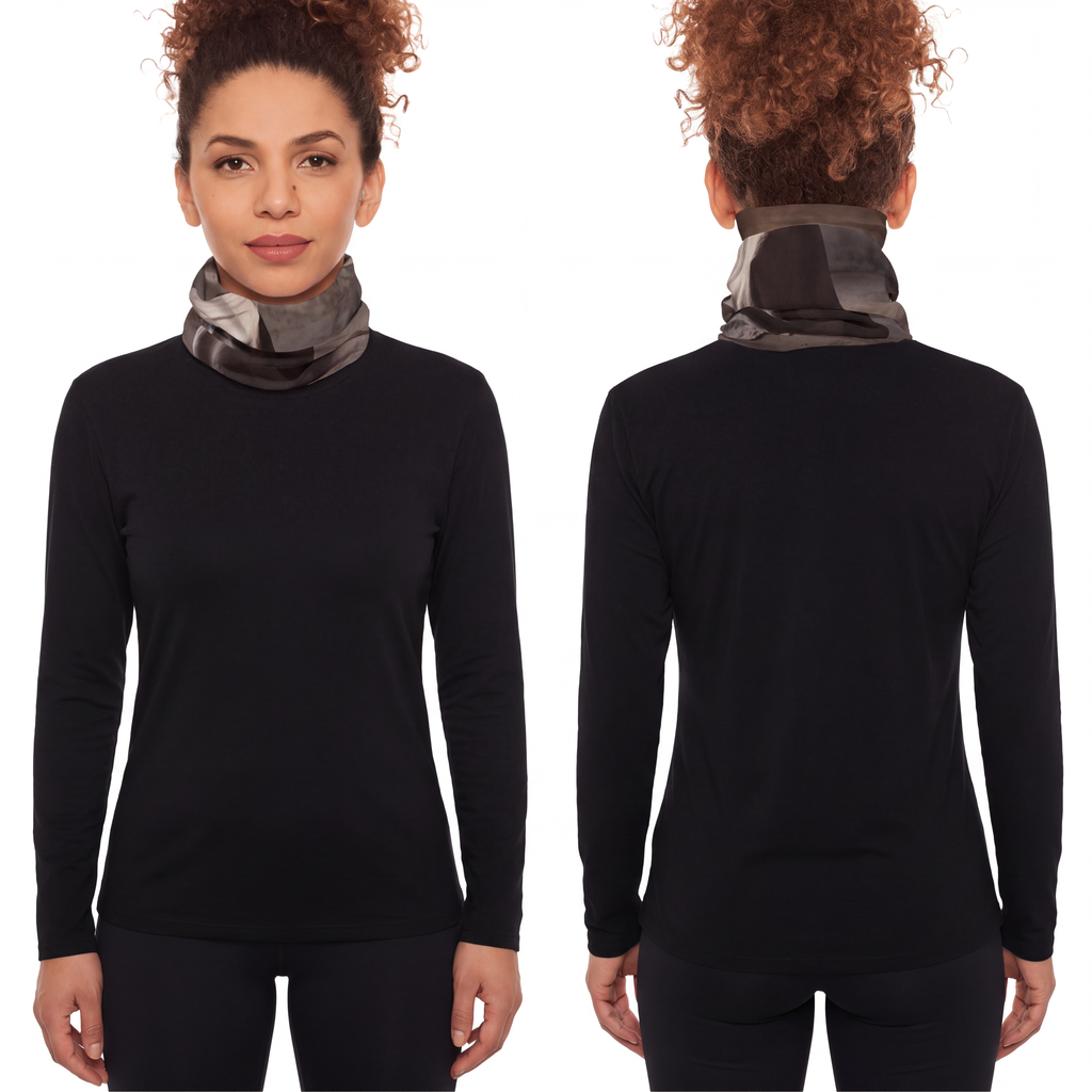 Lightweight Neck Gaiter - Draped Silence Still Life Art... |...