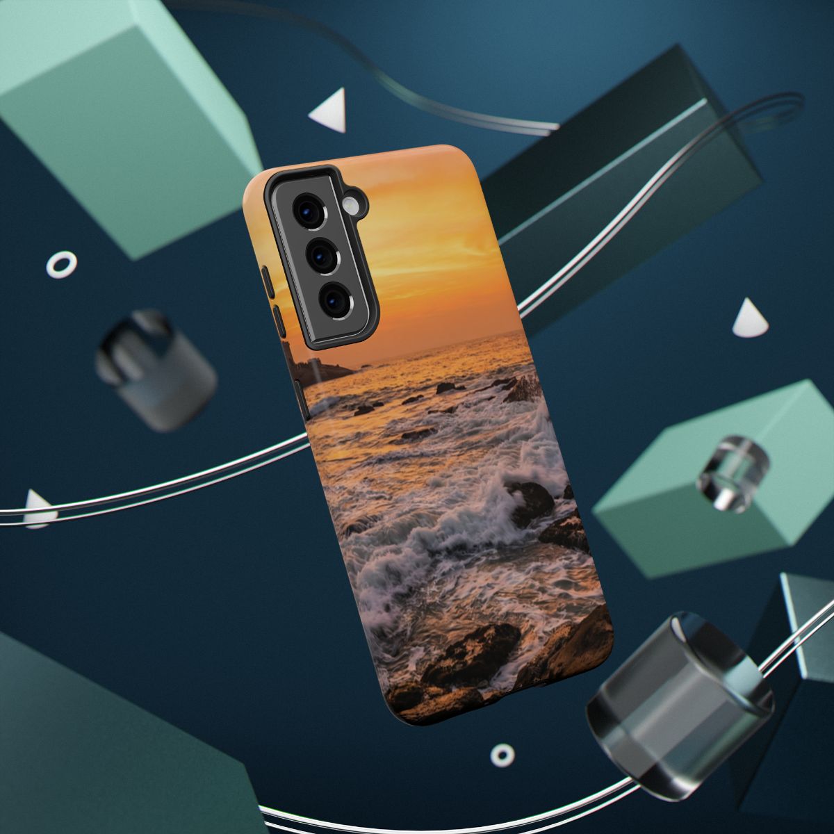 Impact-Resistant Cases - Phone Case - Sunrise Coastal Art