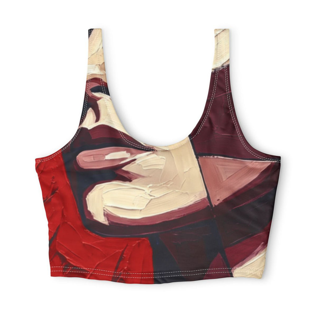 Sports Bra - Crimson Prism Active Style | Echovira Gallery