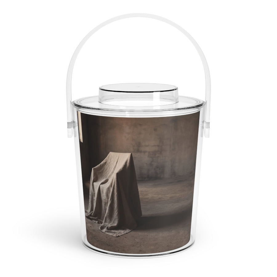 Ice Bucket with Tongs - Cozy Studio Lounge