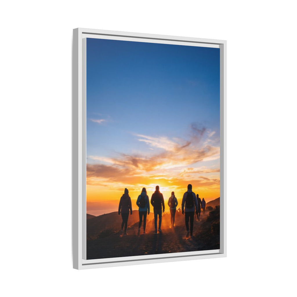 Matte Canvas, Framed - Epic Dawn Trek