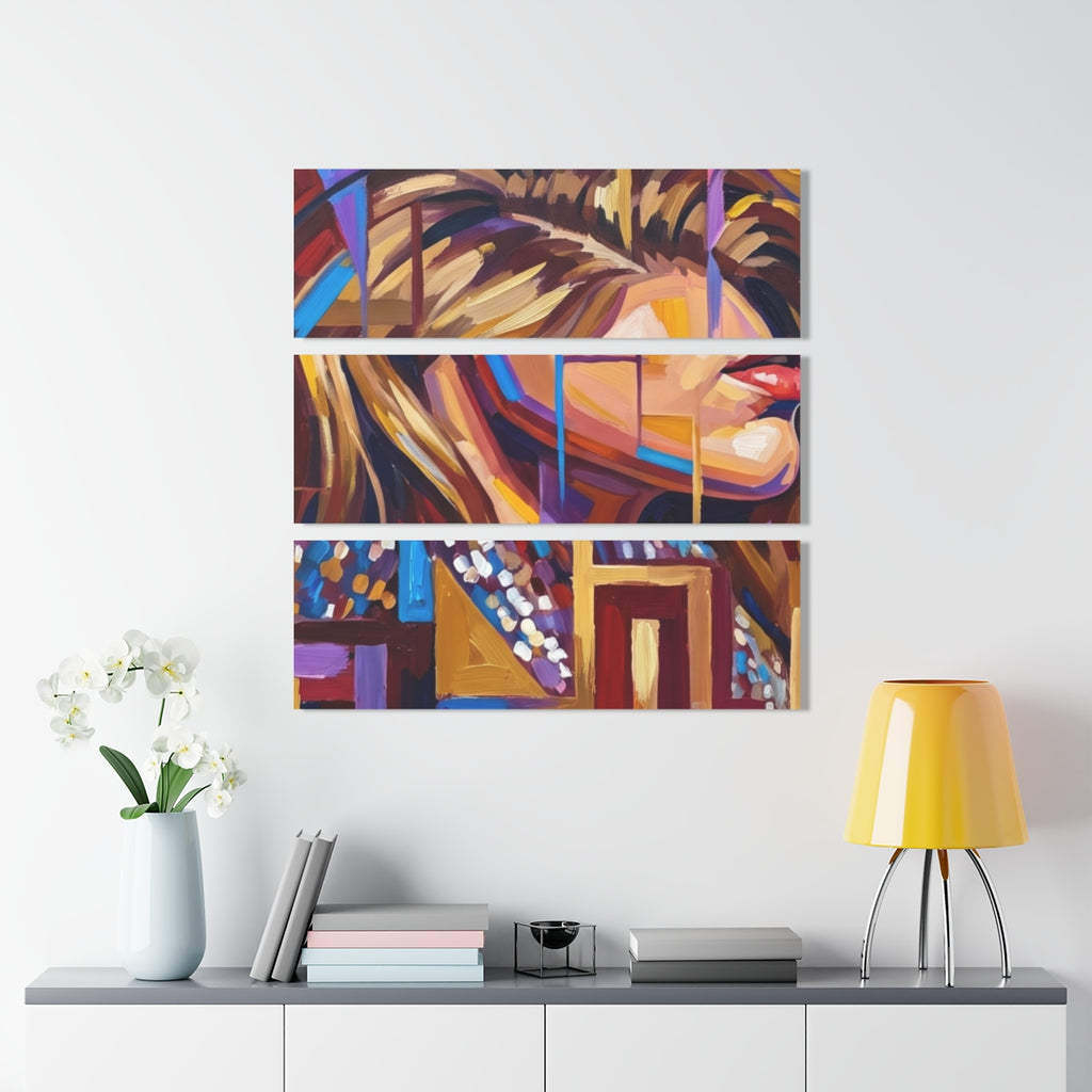 Acrylic Prints Triptych - Shattered Elegance | Echovira...