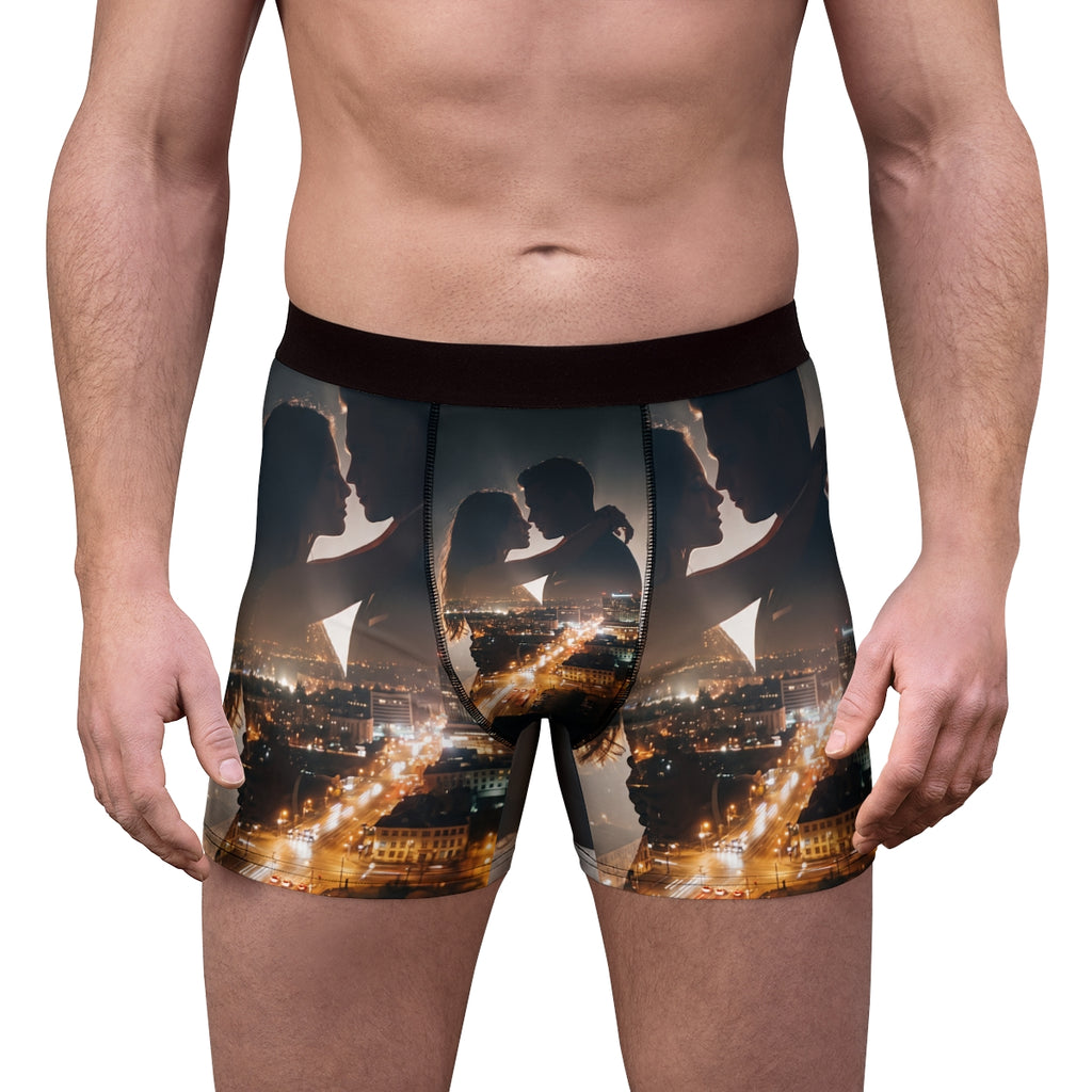 Men's Boxer Briefs - City Twilight | Echovira Gallery