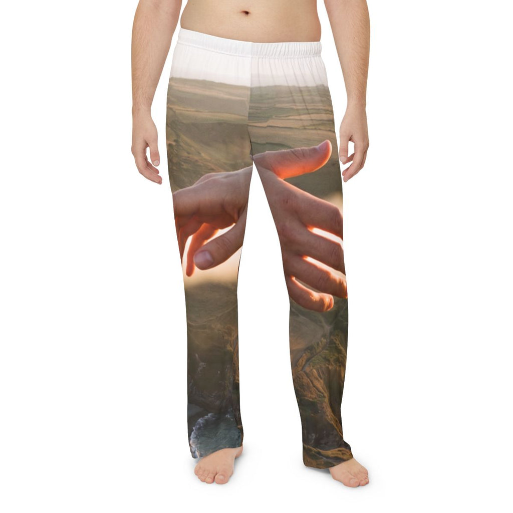 Men's Pajama Pants - The Infinite Touch | Ethereal Coastal...