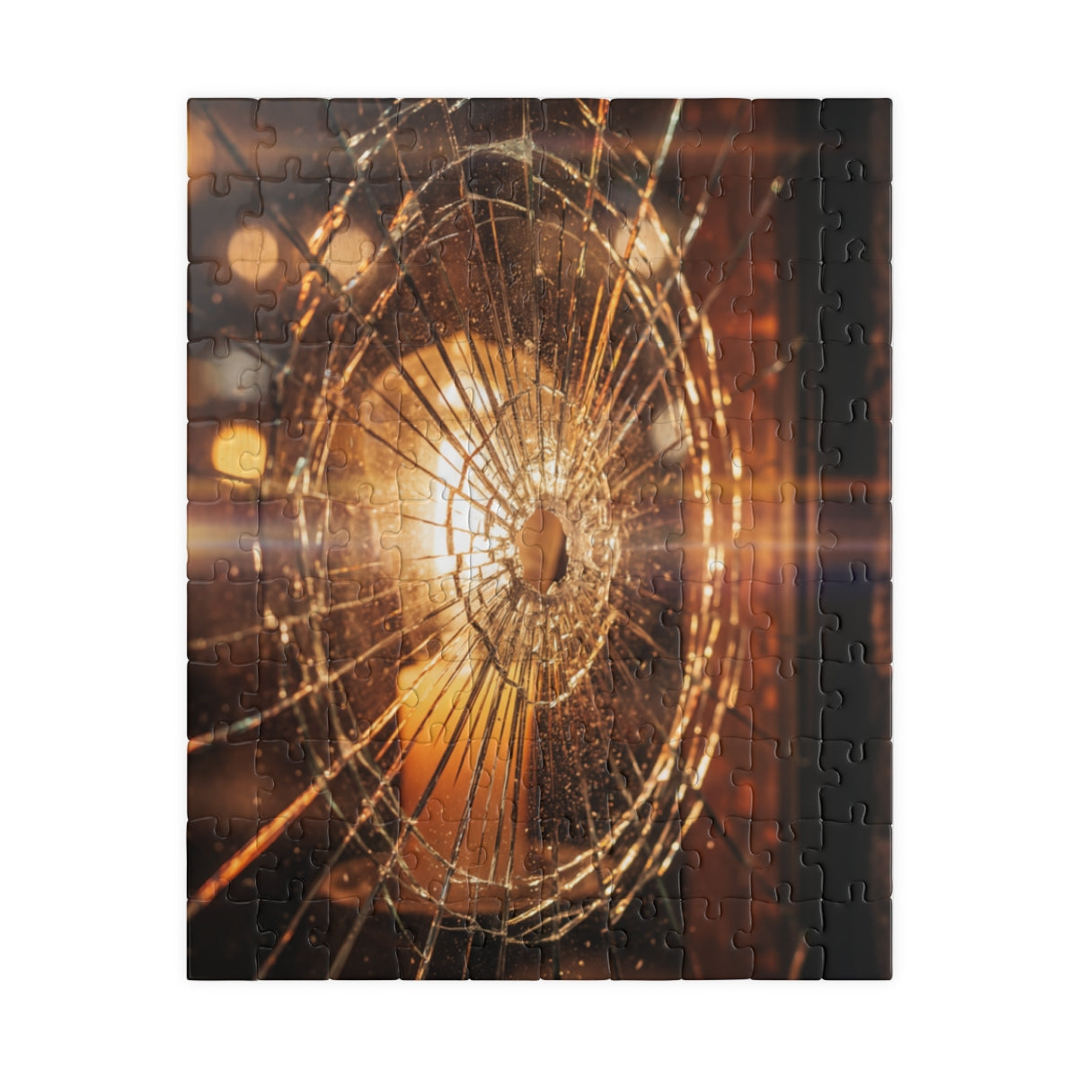 Puzzle - Fractured Light Shattered Glass Art | Echovira...