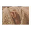 Doormat - Tender Newborn Hand in Soft Muslin Blanket |...