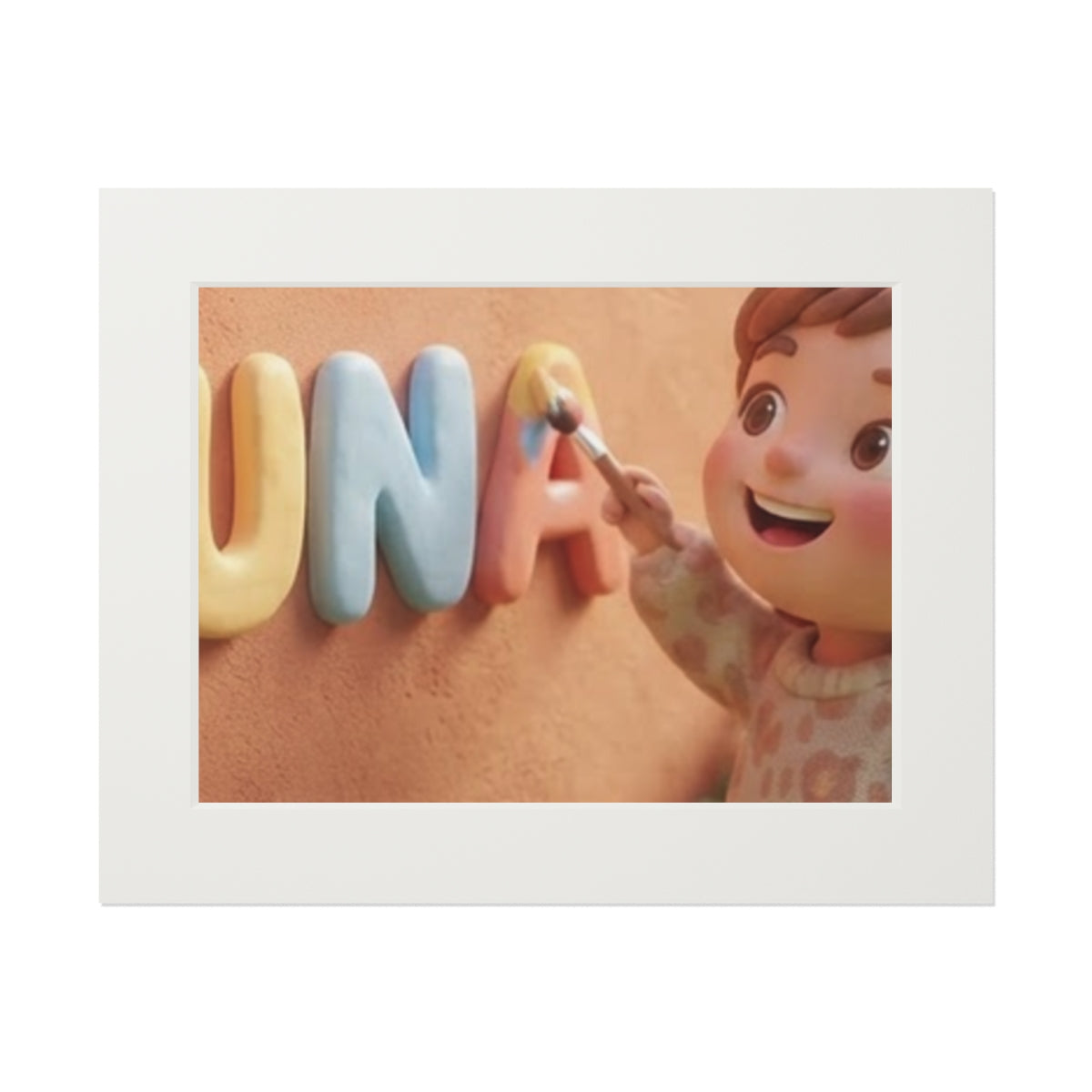 Fine Art Print - Luna Sunshine Passepartout — Landscape... |...