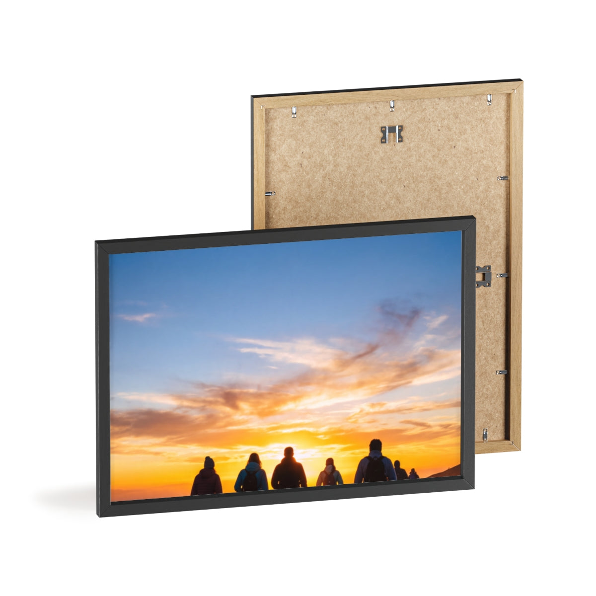 Posters with Wooden Frame - Sunrise Journey