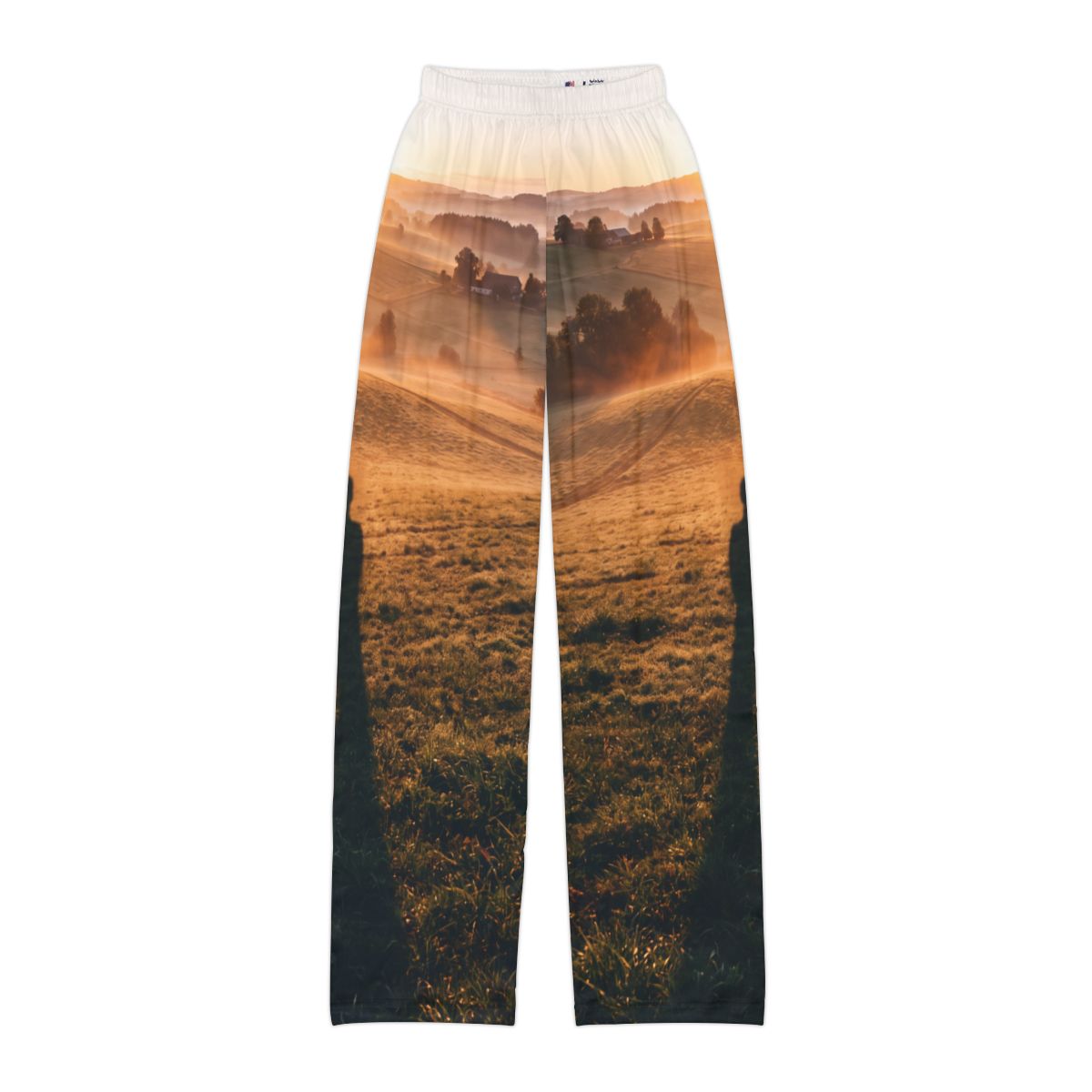 Kids Lounge Pants with Golden Landscape