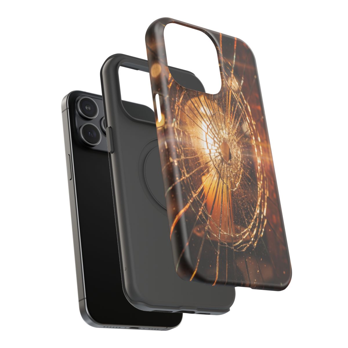 Impact-Resistant Case - Shattered Amber