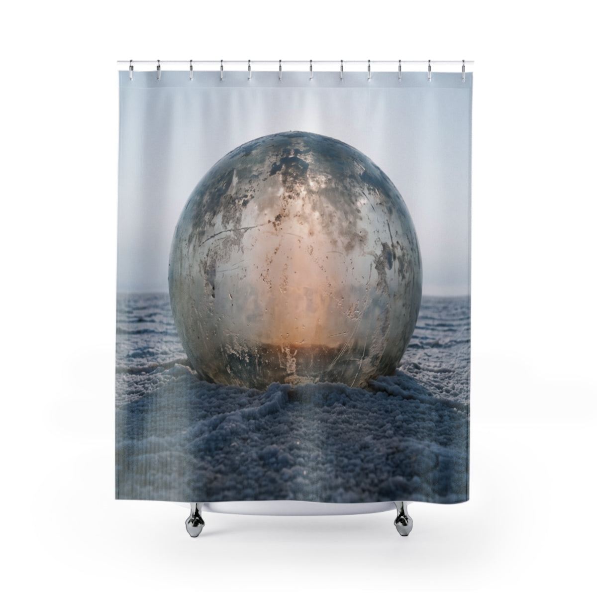 Shower Curtain - Desert Solitude Sanctuary | Echovira...