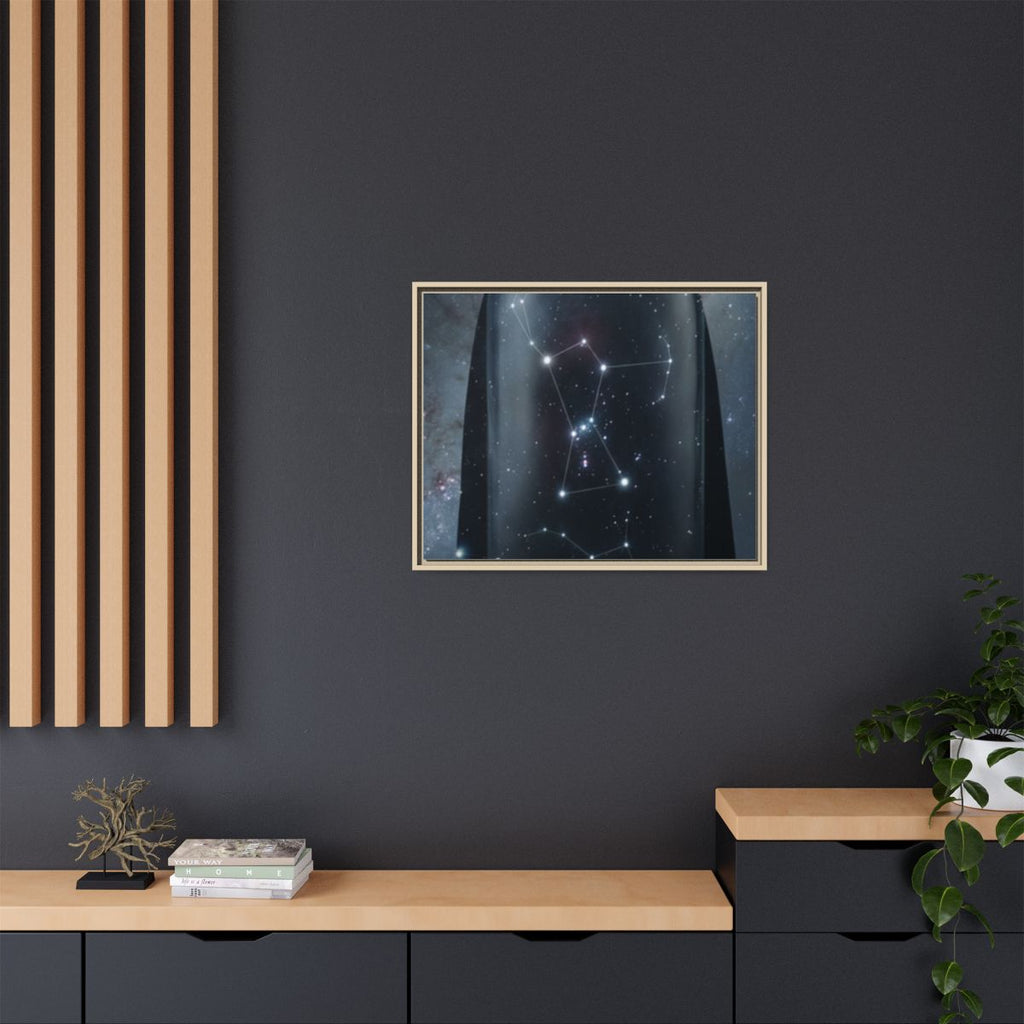Framed Matte Canvas - Cosmic Sentinel — Natural / 1.25"... |...