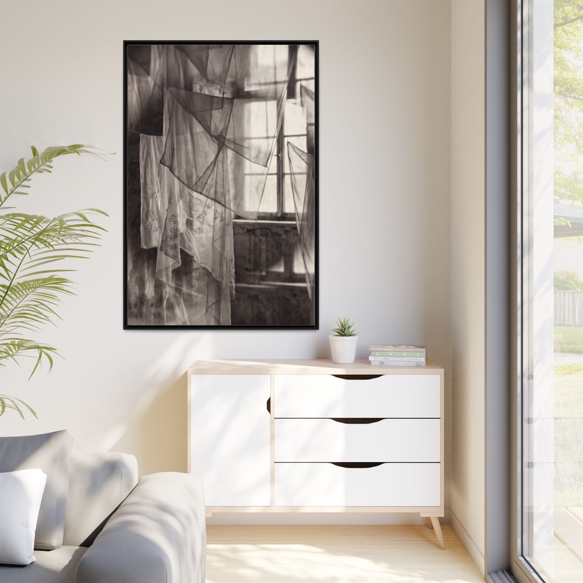 Matte Canvas Framed - Spectral Veils (8×10, 9×12, 11×14... |...