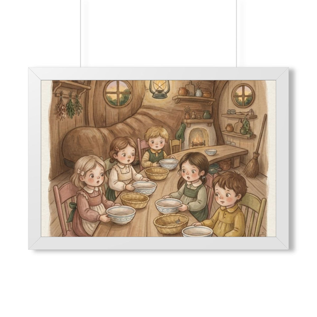 Framed Horizontal Poster - Where Is the Bread Storybook... |...