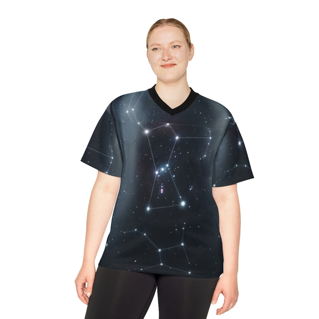 Unisex Football Jersey Orion Constellation Art