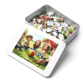 Jigsaw Puzzle with Tin - Meadow Pals (30, 110, 252, 500... |...