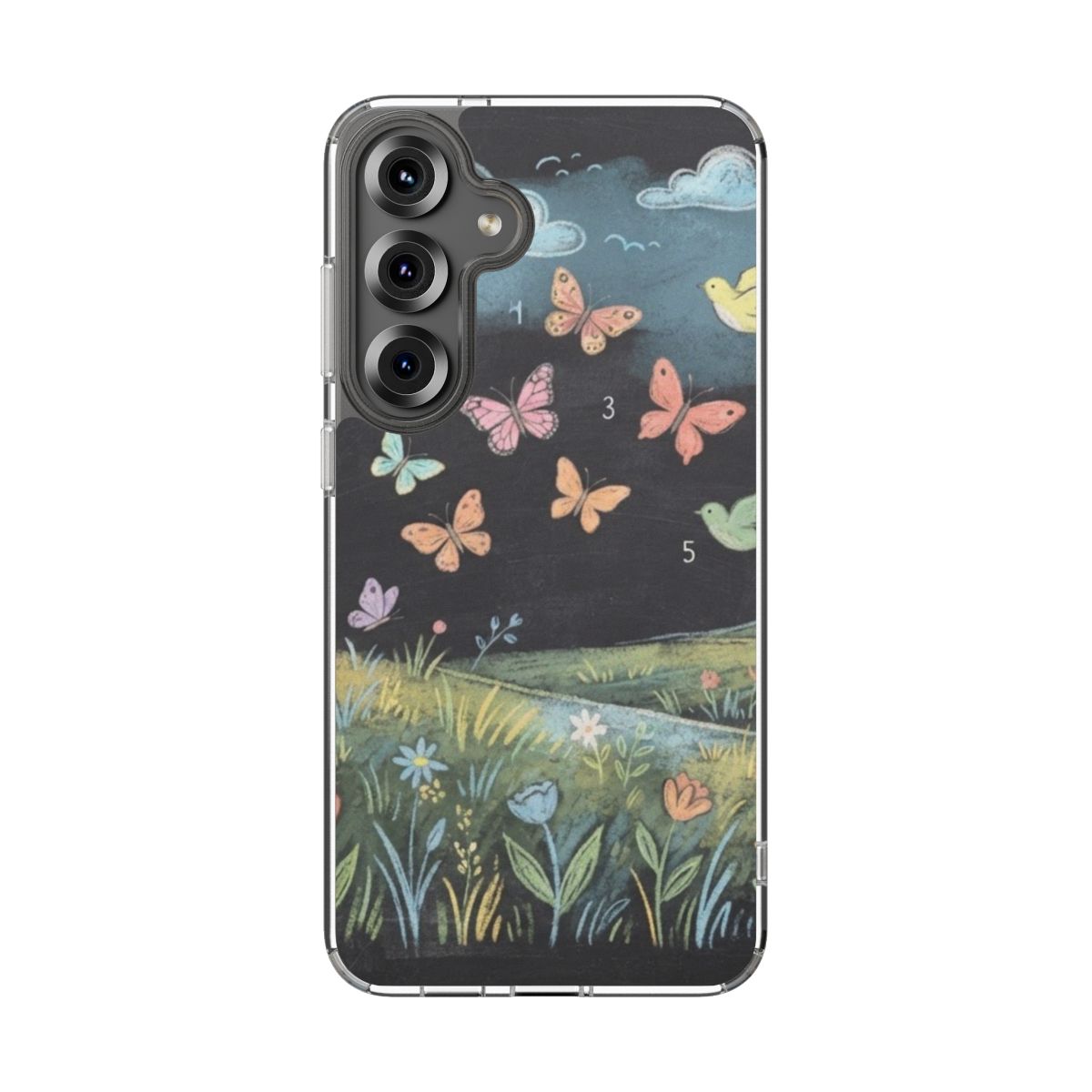 Clear Impact-Resistant Cases - Clear Phone Case - Meadow......