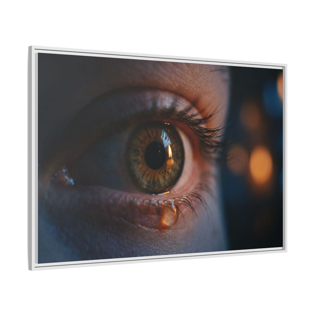 Framed Matte Canvas - Mystic Eye — White / 1.25"