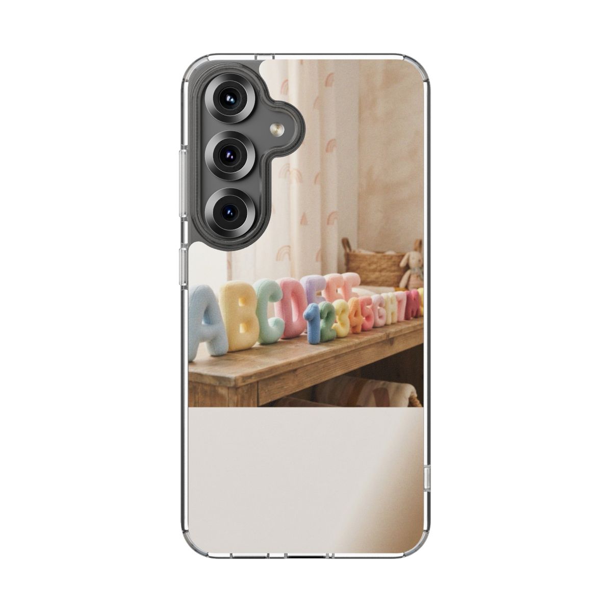 Clear Impact-Resistant Case - Pastel ABCs | Echovira Gallery