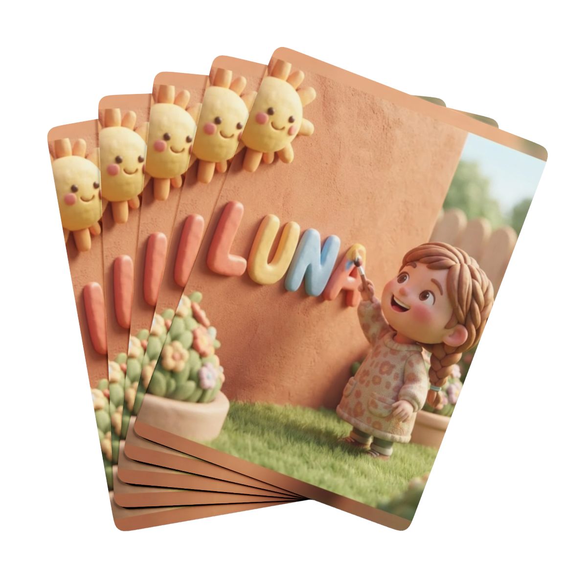 Poker Playing Cards - Luna Sunshine Clay | Echovira Gallery