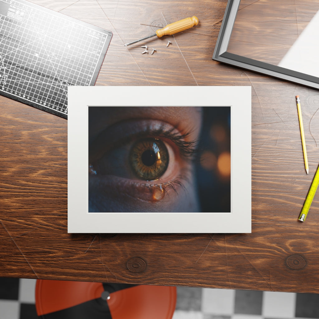 Framed Art Print - Luminous Tear