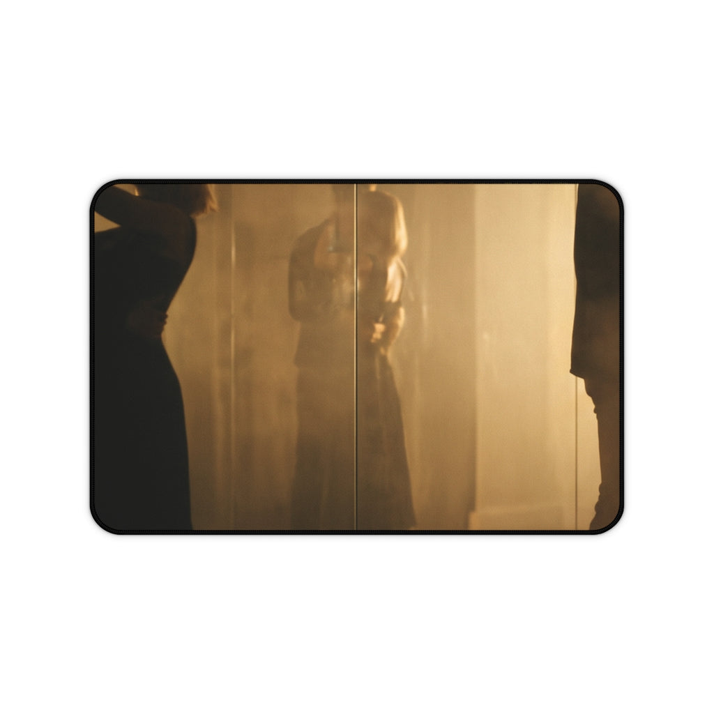 Desk Mat - Amber Reflections Cinematic Lovers Wall Art |...