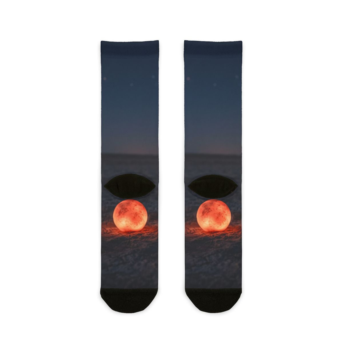 Sublimation Crew Socks - Cosmic Horizon | Echovira Gallery