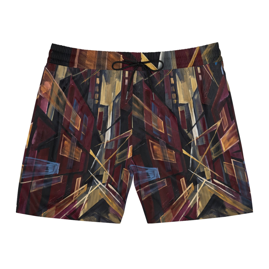 Men's Mid-Length Swim Shorts - Urban Tide | Echovira Gallery
